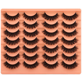 ALICROWN HAIR lashes held between fingers indicating true-to-scale fit