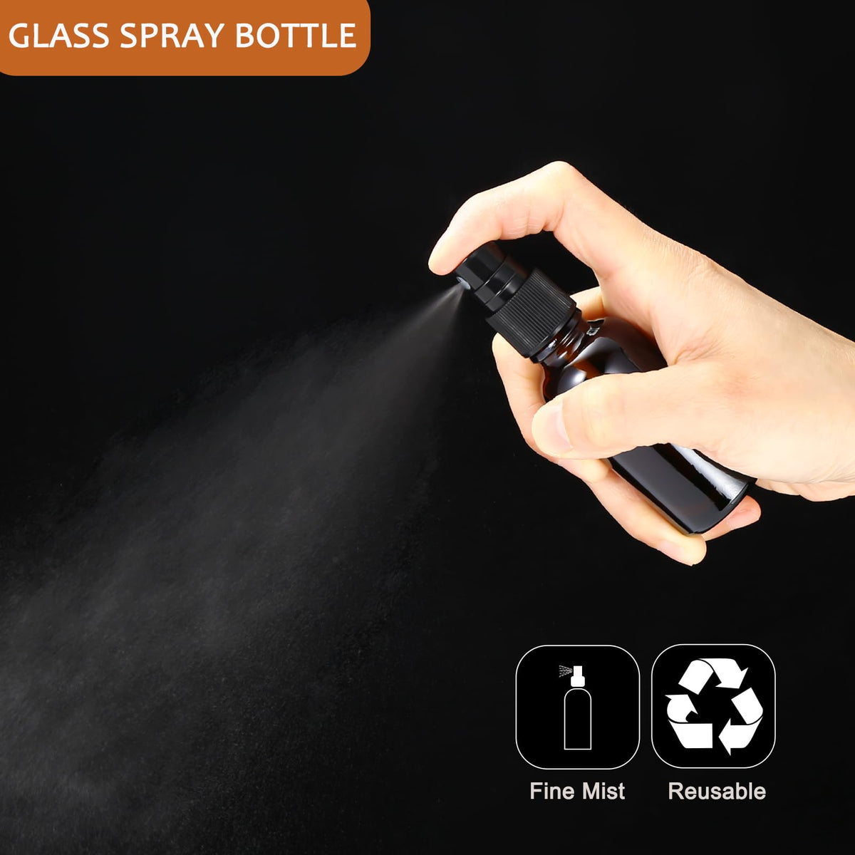 ALIFEIA close-up of fine-mist nozzle highlighting leakproof performance