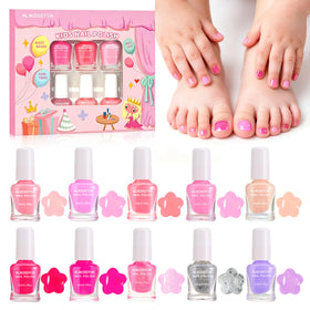 ALIKOSSTOR front packaging showing 10 pink shades and safe branding benefits