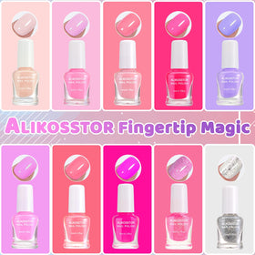 ALIKOSSTOR size scale with hand showing child-sized bottles for easy handling