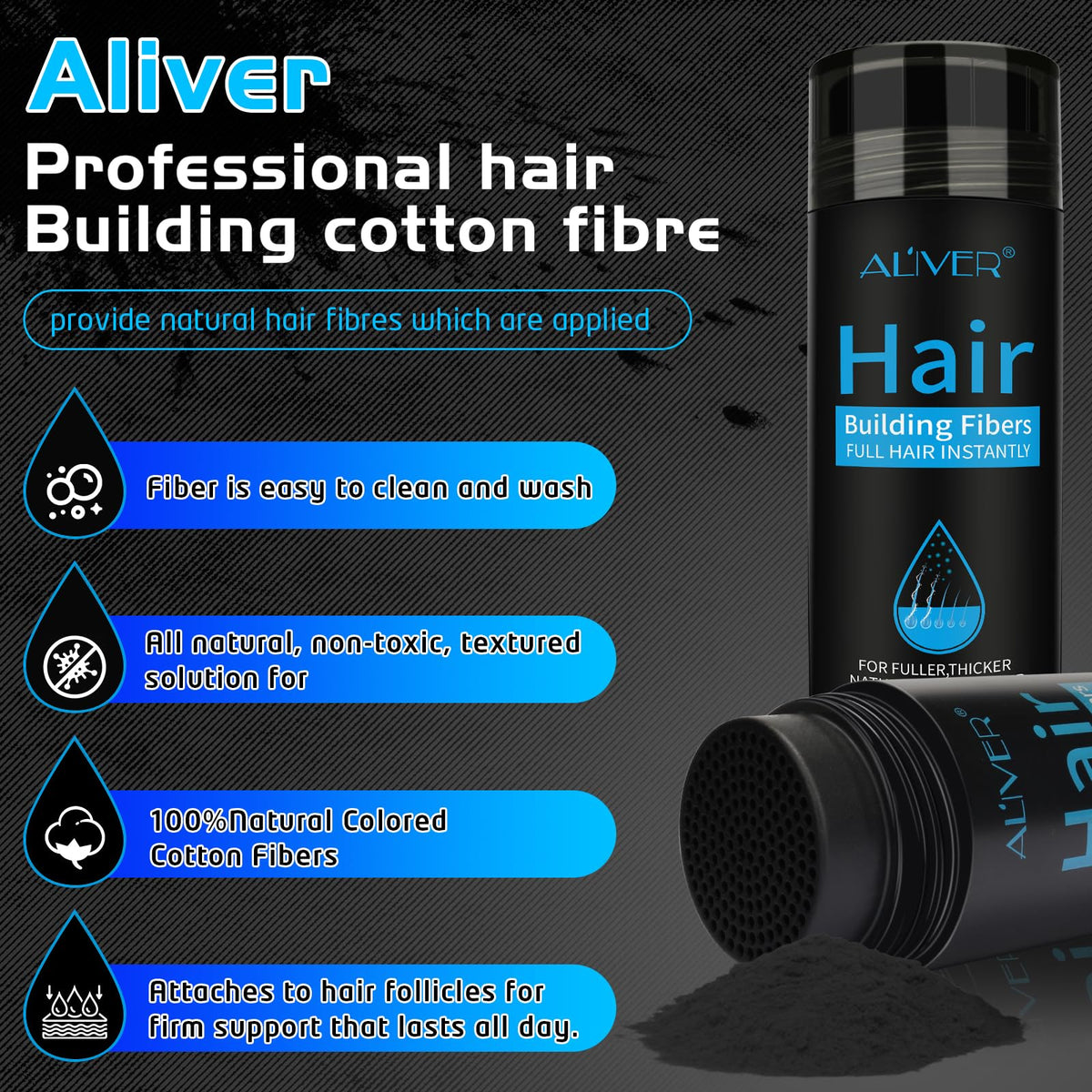 ALIVER application demo on crown demonstrating fast coverage and fuller look