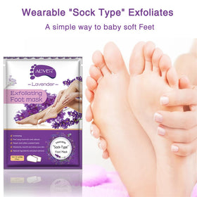ALIVER application demo of booties on feet illustrating comfortable fit and convenience
