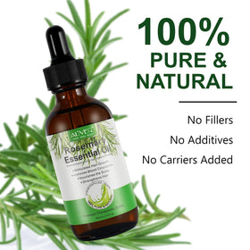 ALIVER rosemary oil texture on palm illustrating lightweight blendability benefit