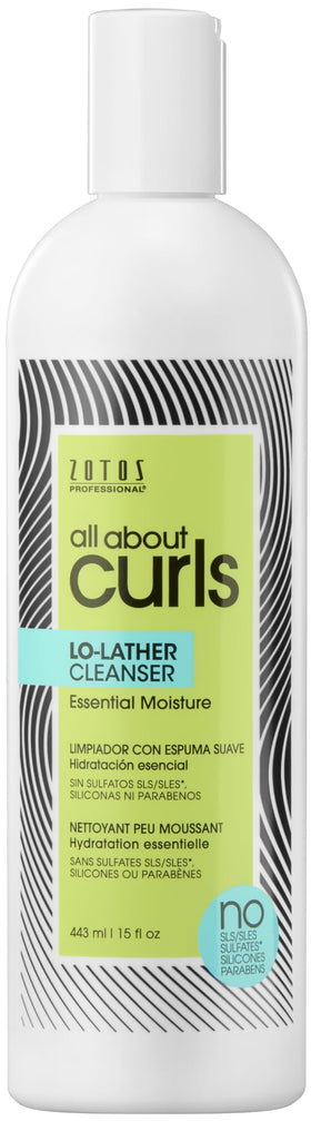 All About Curls front bottle showing product name and size for clear identification