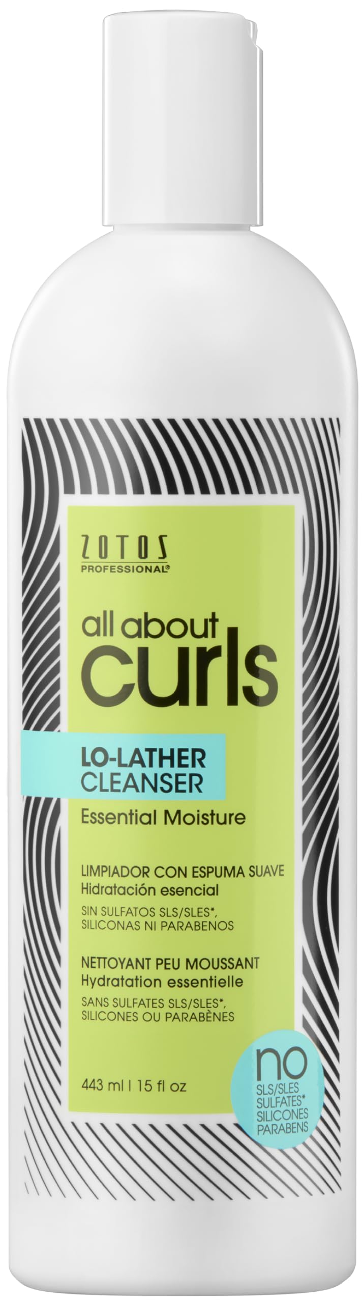 All About Curls front bottle showing product name and size for clear identification