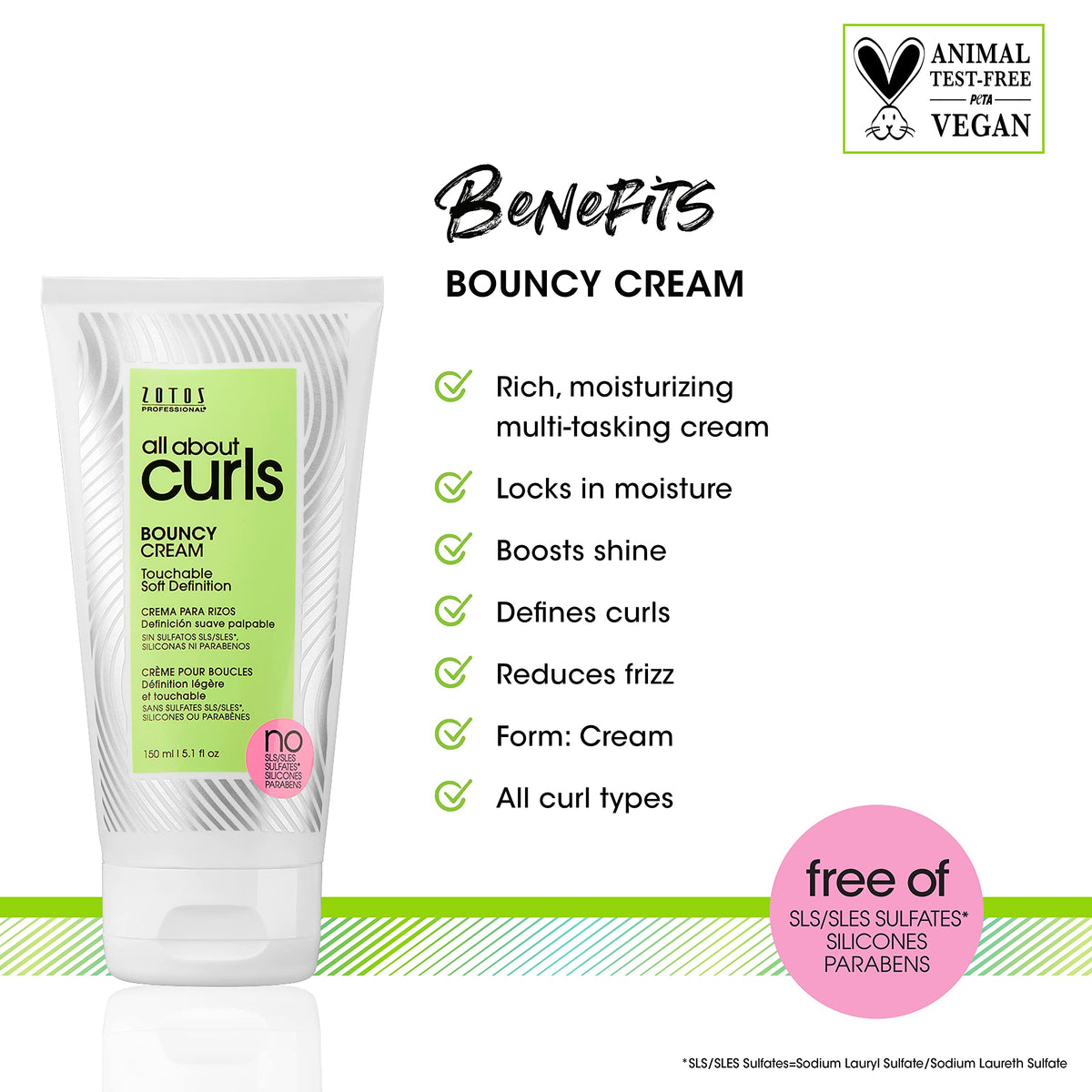 All About Curls cream texture close-up highlighting smooth, spreadable formula