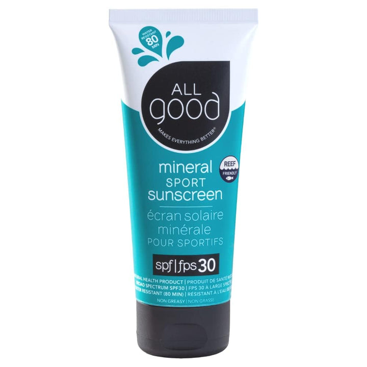 All Good front tube showing label and SPF benefit for easy identification