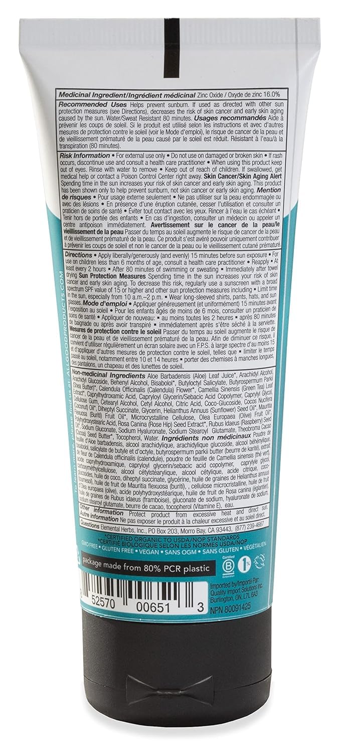 All Good lotion texture close-up demonstrating lightweight, non-greasy feel