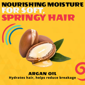 AllDay Locks being applied to damp hair demonstrating definition and frizz control