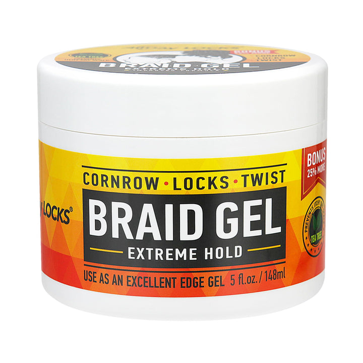 AllDay Locks front packaging showing 5 oz jar and bold branding for reliable hold