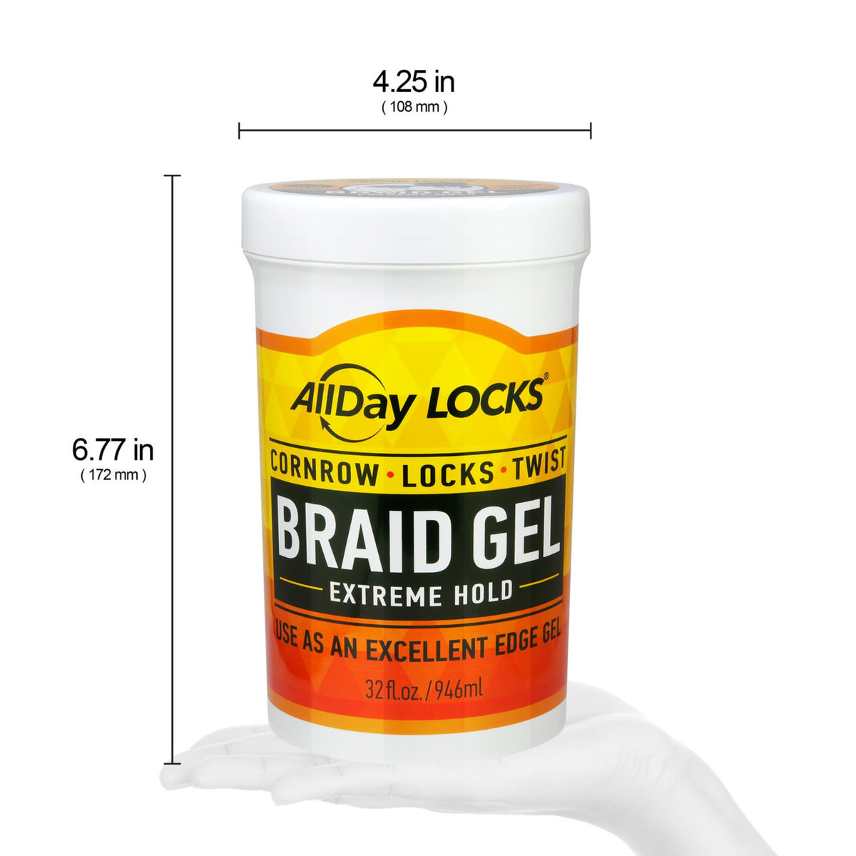 AllDay Locks close-up texture swirl highlighting non-flaking finish