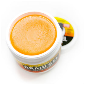 AllDay Locks open jar showing gel texture, demonstrates moisturizing consistency