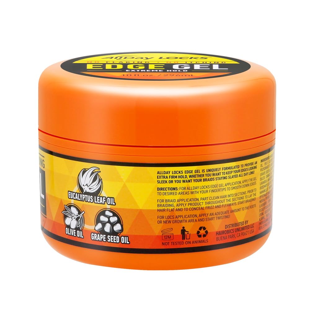 AllDay Locks gel texture close-up demonstrating smooth, non-greasy formula