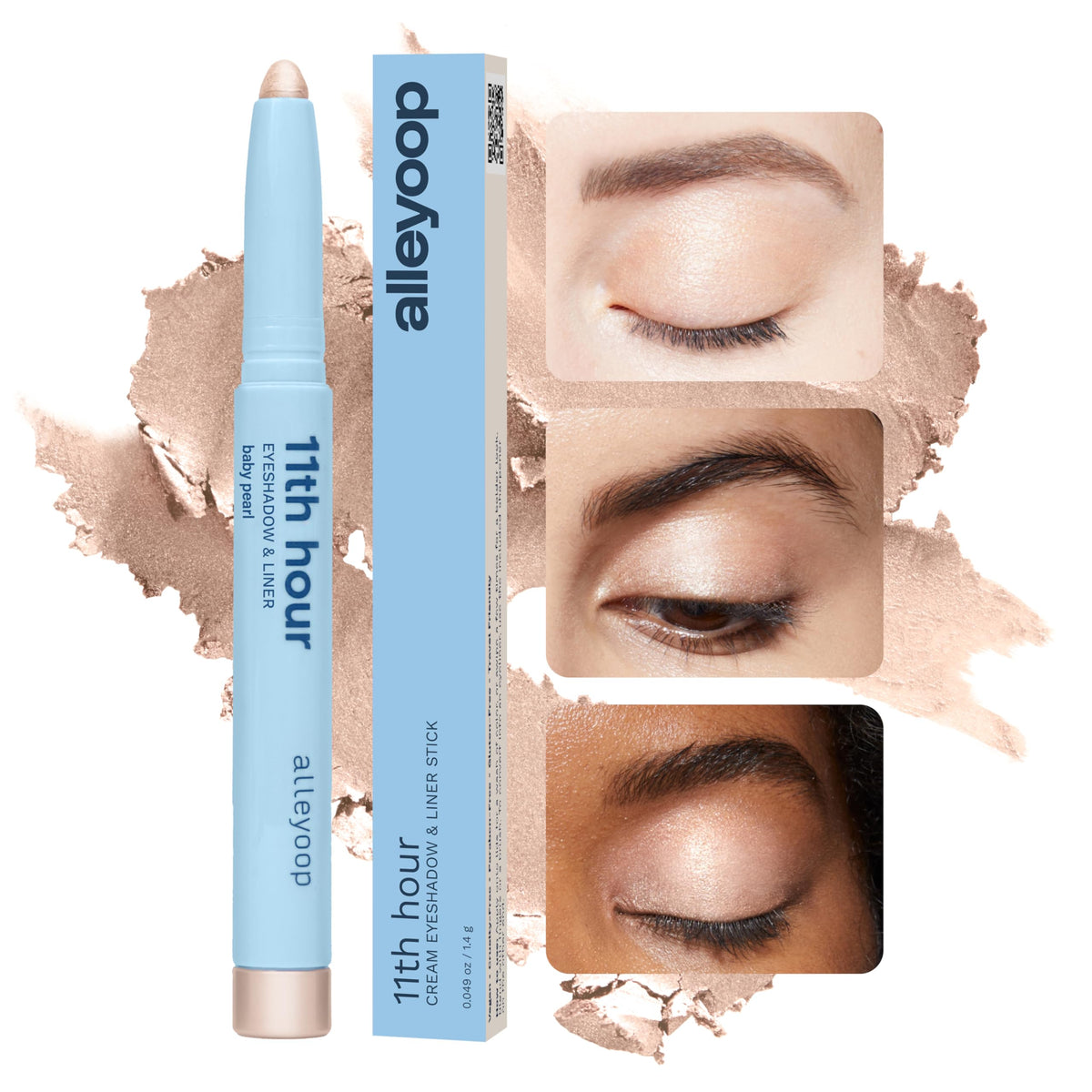 ALLEYOOP close-up of creamy tip texture demonstrating smooth glide