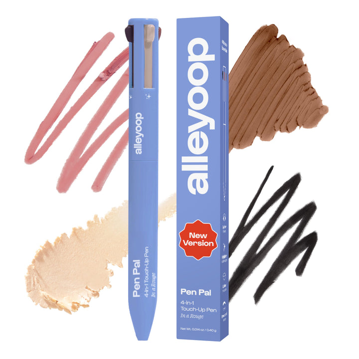 ALLEYOOP Pen Pal front view showing compact design and travel convenience