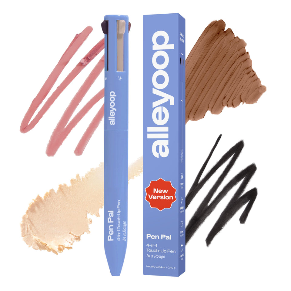 ALLEYOOP Pen Pal front view showing compact design and travel convenience