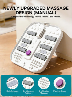 ALLJOY bubble action close-up showing oxygenated water circulation for gentle hydro-massage