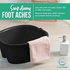 AllSett Health label and robust plastic finish highlighting durable construction