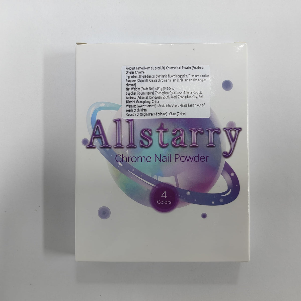 Allstarry pigment used in resin craft, adding pearlescent detail to handmade accessories