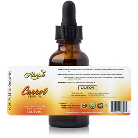 Scalp massage with Allurials carrot seed oil to promote conditioning and manageability