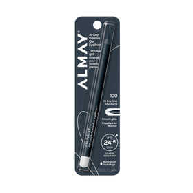 Almay eyeliner front packaging showing shade and benefits