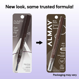 Almay product packaging back label showing hypoallergenic and ophthalmologist tested claims