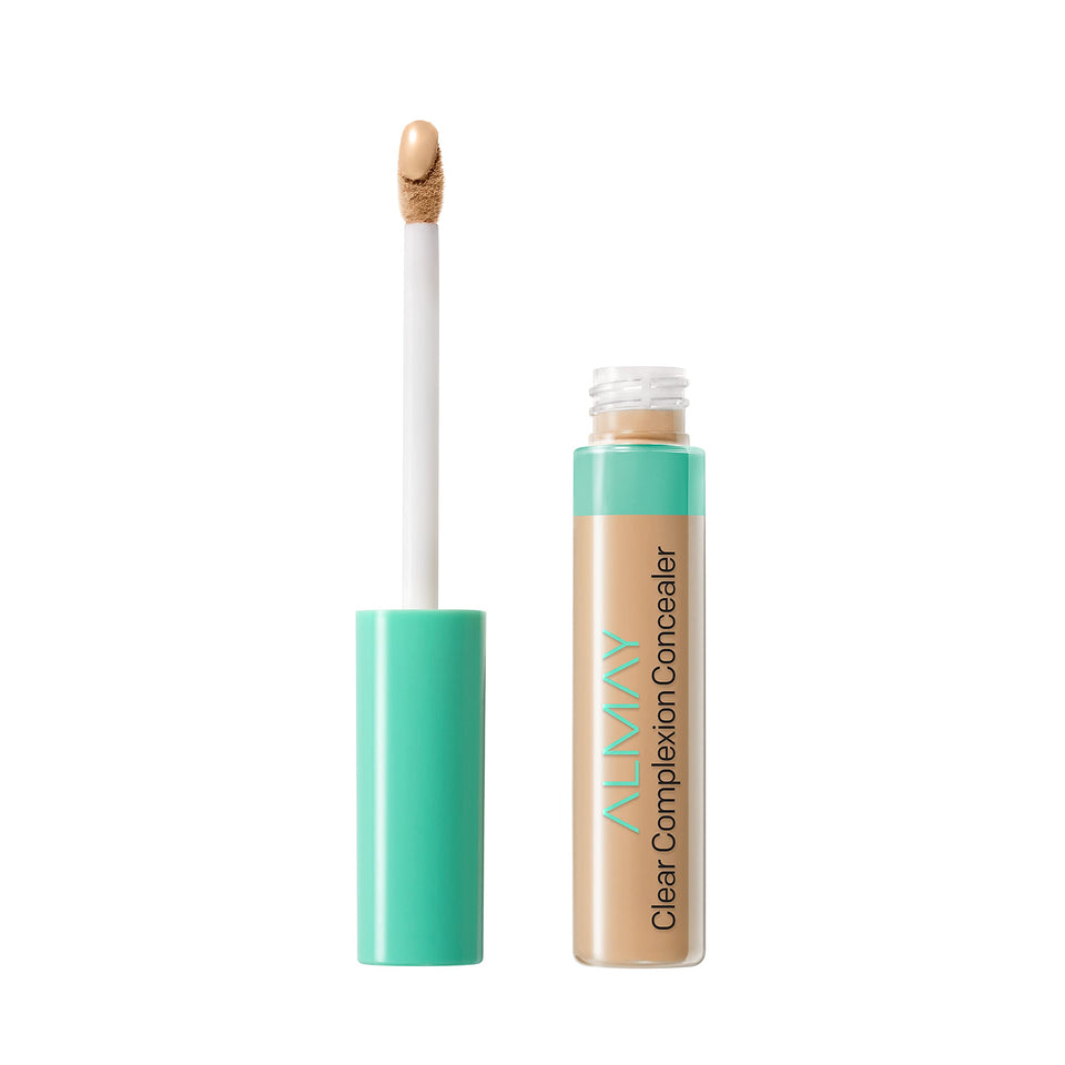 Almay concealer front packaging showing shade and applicator, covers and treats blemishes