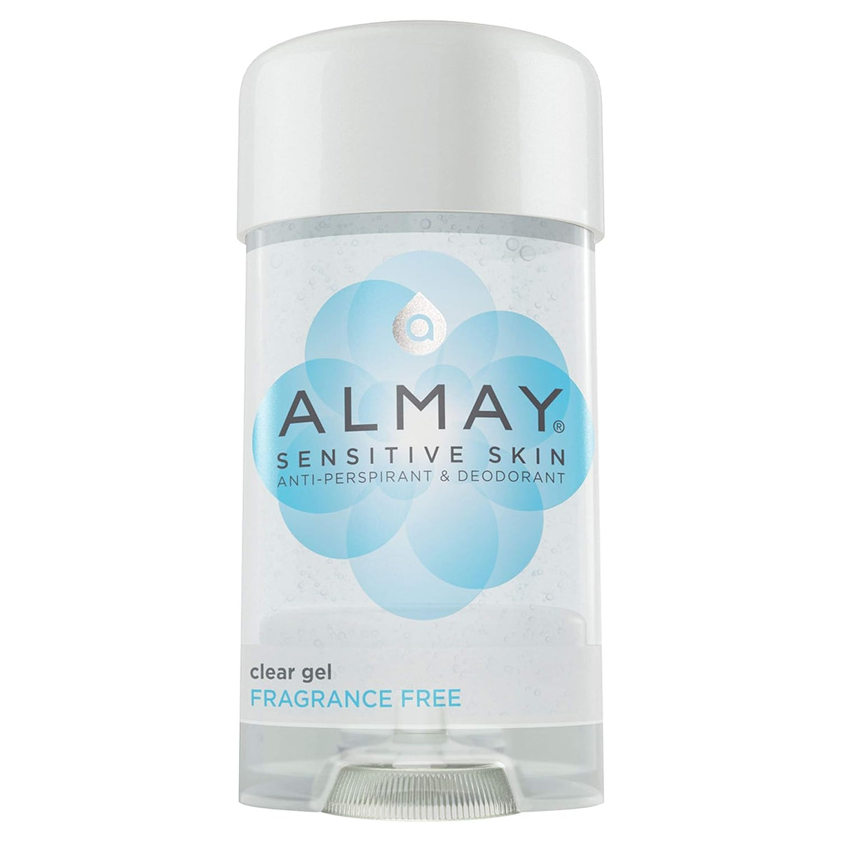 Almay clear gel open applicator demonstrating easy-roll application benefit