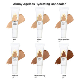 Almay concealer held in hand to show size and travel-friendly benefit