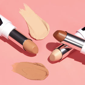 Almay concealer texture close-up showing creamy glide and blendability