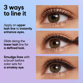 Almay evening lifestyle look demonstrating bold eye definition for night