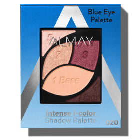Almay eyeshadow palette front compact showing closed packaging, convenient and clean