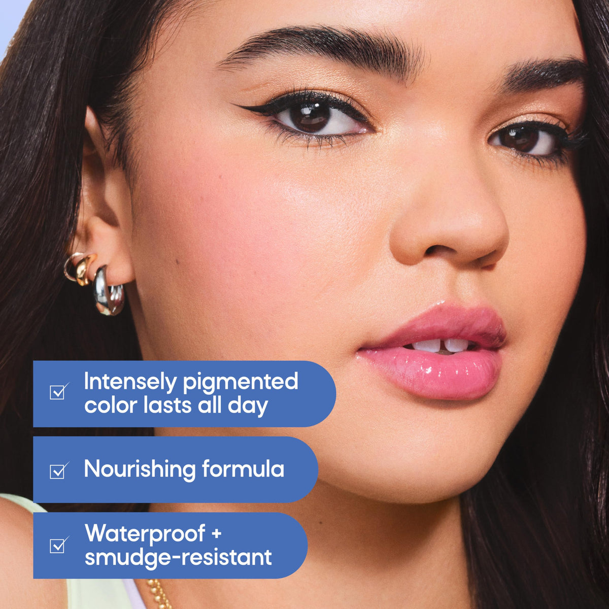 Almay felt tip close-up highlighting precise control and smooth glide