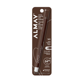 Almay front packaging showing Deep Chestnut shade and durable longwear benefit