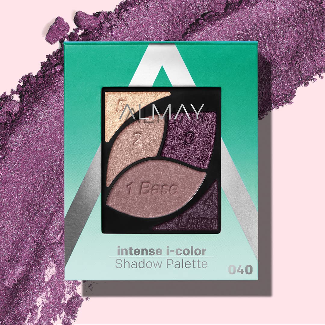 Almay model applying palette on eyes, flattering enhancement benefit