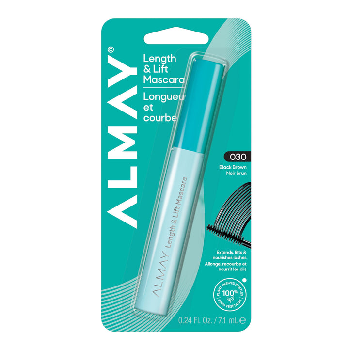 Almay mascara front packaging showing shade and benefit