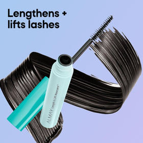 Almay wand close-up with plant-derived bristles for even coating