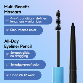 Almay mascara wand close-up showing bristles and separation for fuller lashes