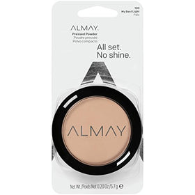 Almay compact open with puff and mirror ready for quick touch-ups benefit convenience