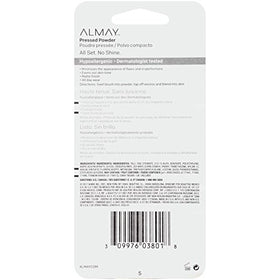 Almay fine powder texture close-up showing ultra-fine particles for smooth finish