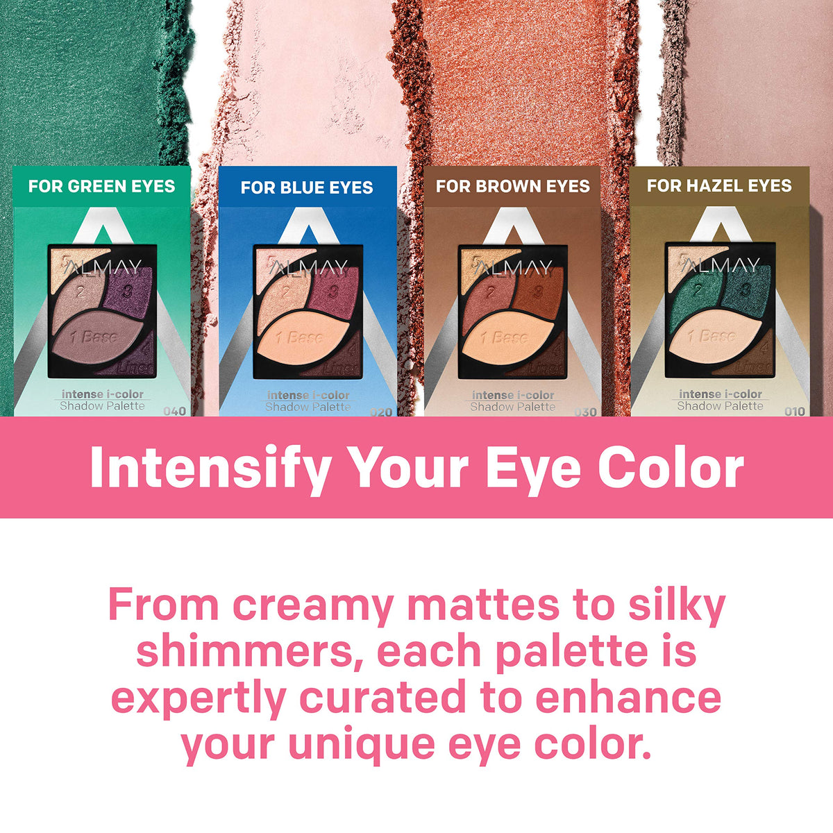 Almay primer texture closeup demonstrating creamy vitamin E base that smooths lids