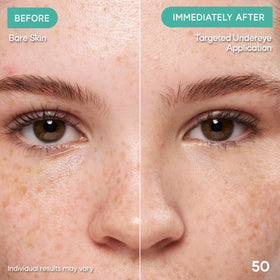 Almay concealer with aloe and salicylic acid highlighting soothing benefits
