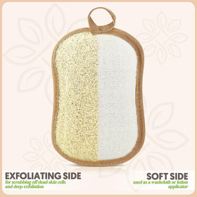 ALMOONI image of terry cloth reverse side for soft cleansing and polish