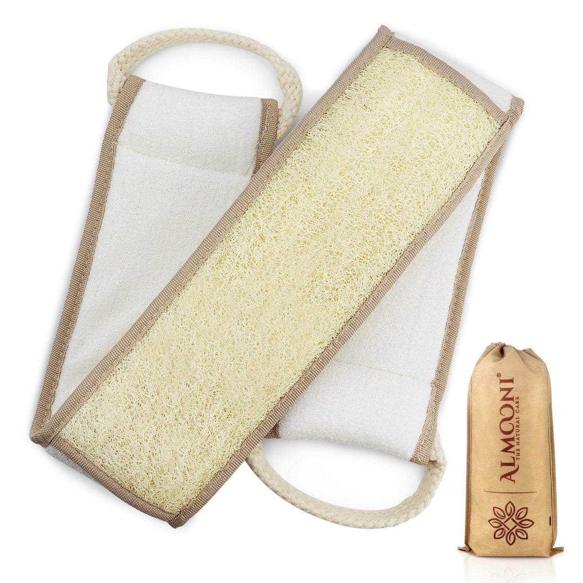 ALMOONI front packaging showing eco-friendly box and product branding benefits
