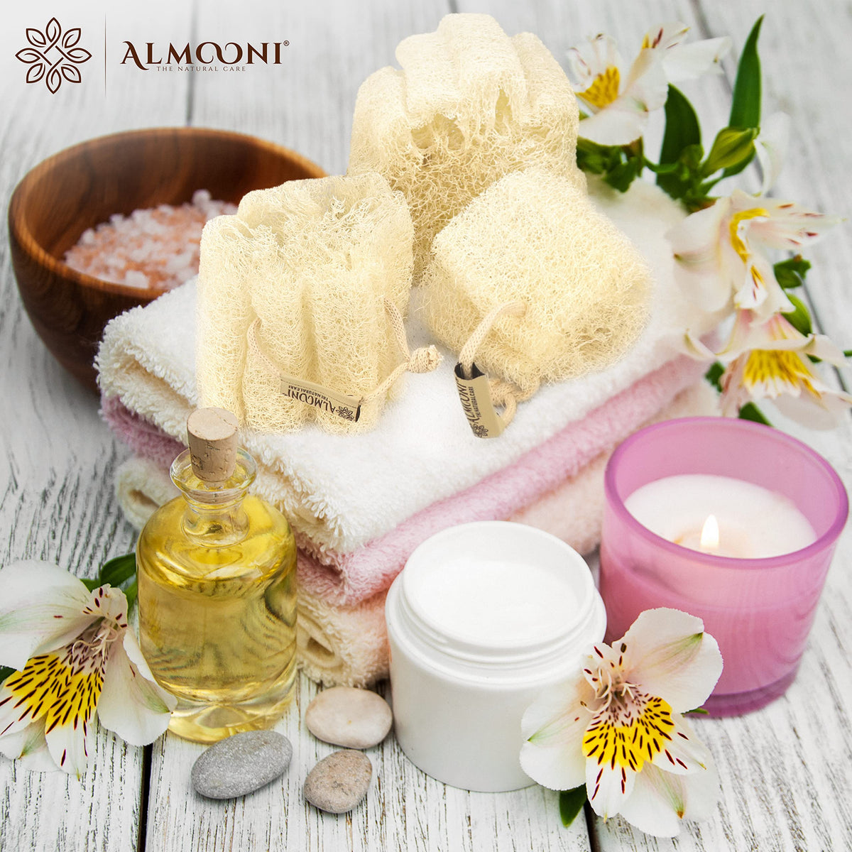 ALMOONI three-pack in gift bag ready for presenting or gifting