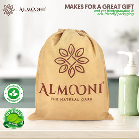 ALMOONI biodegradable pouch gift packaging ready for giving