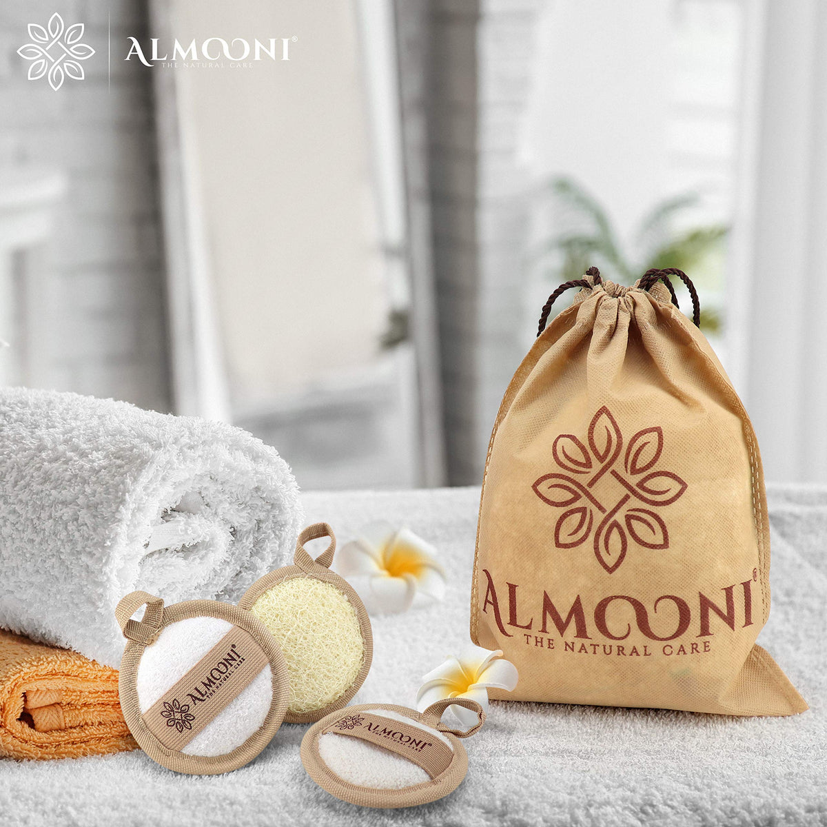 ALMOONI edging loop hanging to dry conveying quick-dry hygiene benefit