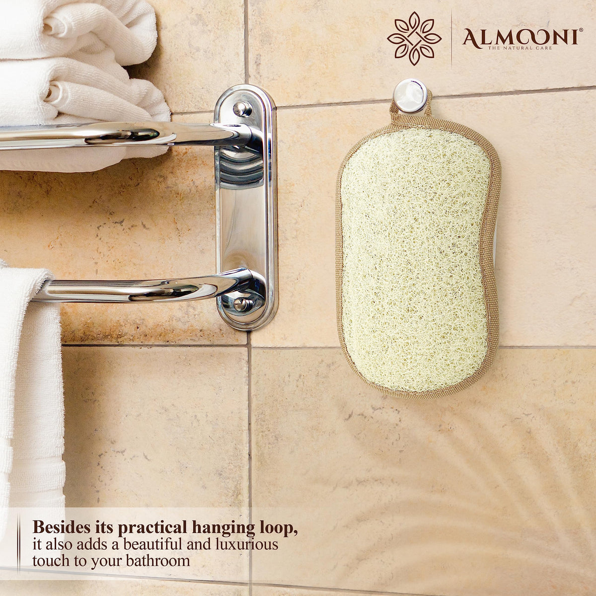 ALMOONI looped pad hanging to dry quickly and reduce mildew