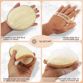 ALMOONI terry cloth reverse detail demonstrating soft wipe benefit