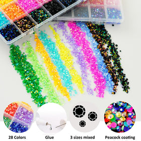 ALOCIAM B7000 adhesive tube label, included for convenient nail-art application
